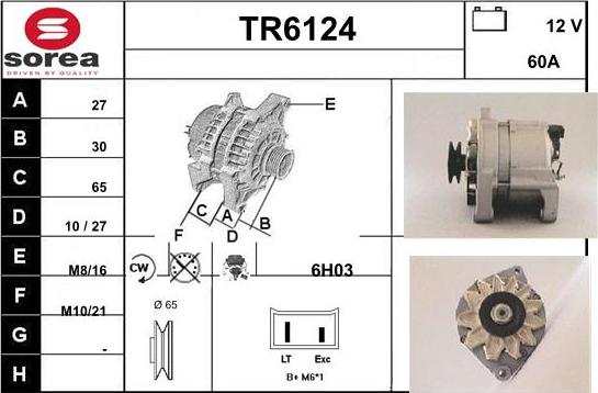 Sera TR6124 - Alternator www.molydon.hr