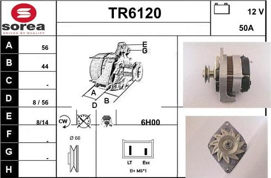 Sera TR6120 - Alternator www.molydon.hr