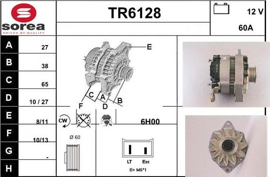 Sera TR6128 - Alternator www.molydon.hr