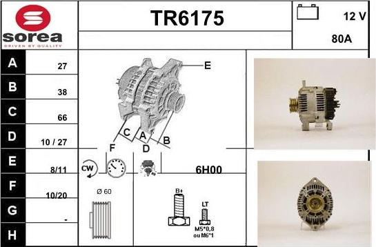 Sera TR6175 - Alternator www.molydon.hr