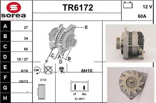 Sera TR6172 - Alternator www.molydon.hr