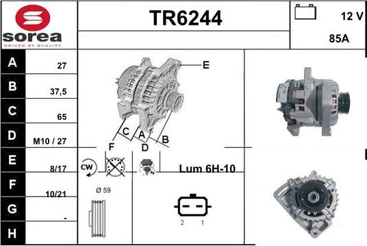 Sera TR6244 - Alternator www.molydon.hr