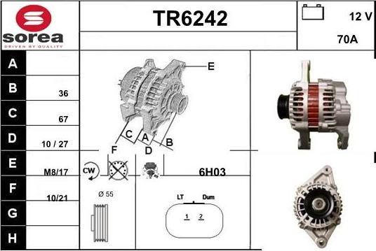 Sera TR6242 - Alternator www.molydon.hr