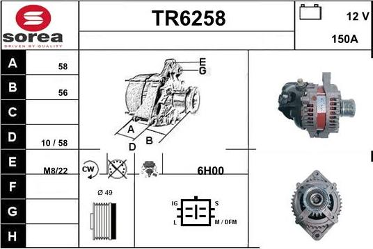 Sera TR6258 - Alternator www.molydon.hr