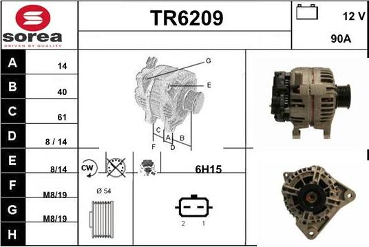 Sera TR6209 - Alternator www.molydon.hr