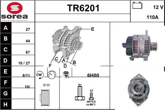 Sera TR6201 - Alternator www.molydon.hr