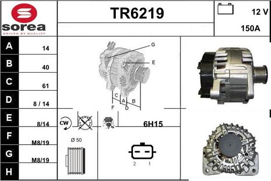 Sera TR6219 - Alternator www.molydon.hr