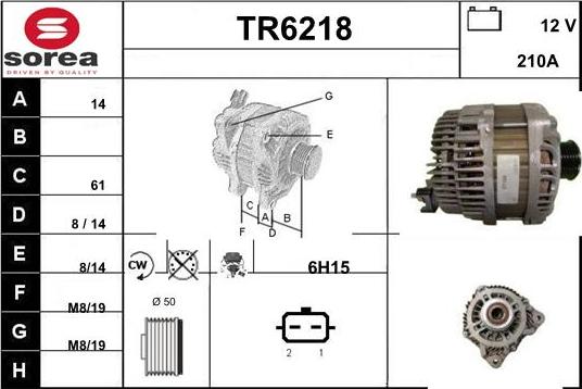 Sera TR6218 - Alternator www.molydon.hr