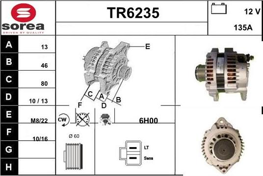 Sera TR6235 - Alternator www.molydon.hr