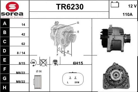 Sera TR6230 - Alternator www.molydon.hr