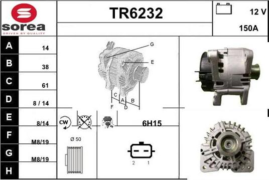 Sera TR6232 - Alternator www.molydon.hr