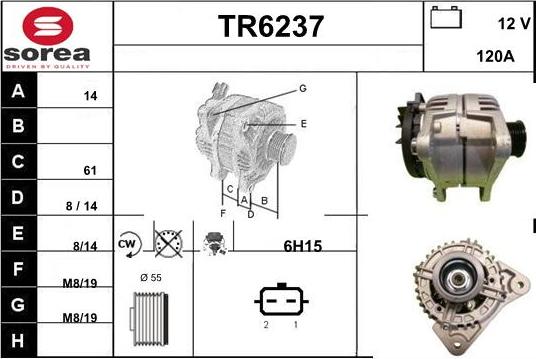 Sera TR6237 - Alternator www.molydon.hr