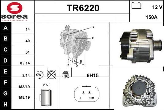 Sera TR6220 - Alternator www.molydon.hr