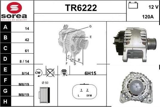 Sera TR6222 - Alternator www.molydon.hr