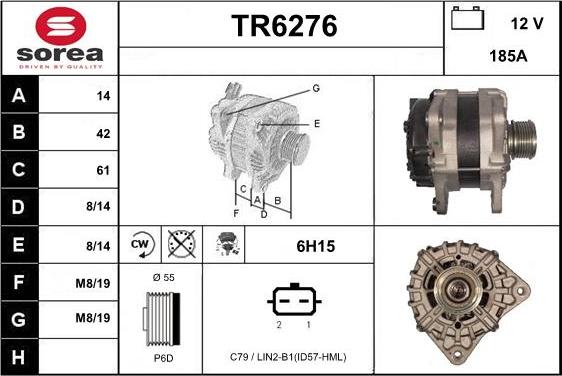 Sera TR6276 - Alternator www.molydon.hr