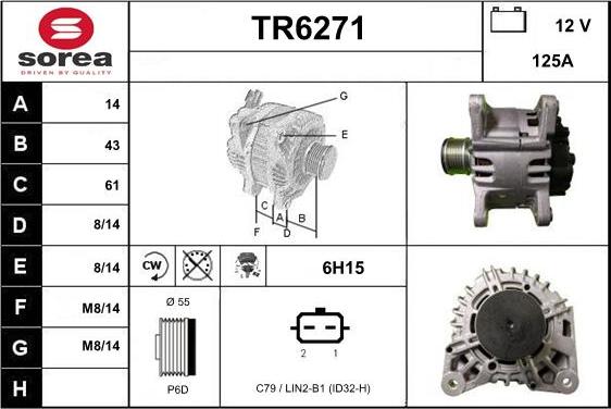 Sera TR6271 - Alternator www.molydon.hr