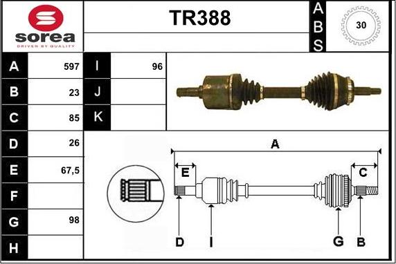 Sera TR388 - Pogonska osovina www.molydon.hr