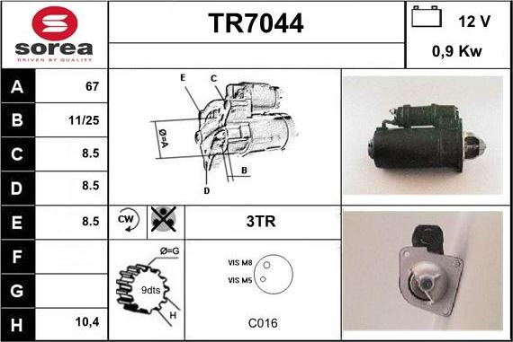 Sera TR7044 - Starter www.molydon.hr