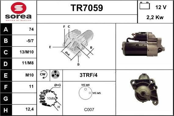 Sera TR7059 - Starter www.molydon.hr