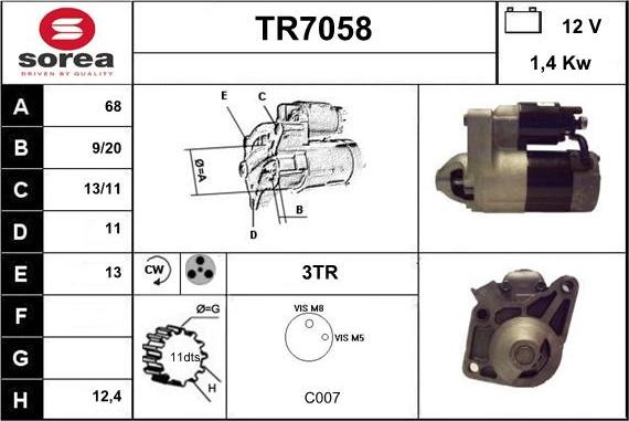 Sera TR7058 - Starter www.molydon.hr