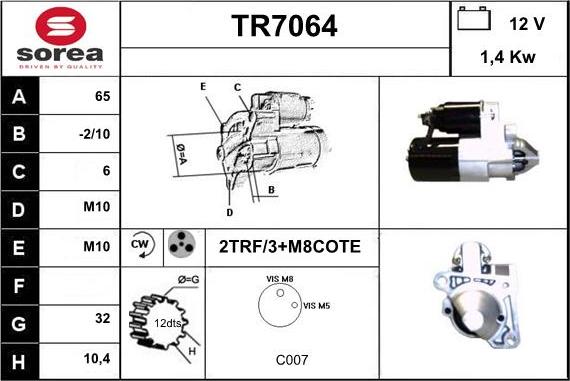 Sera TR7064 - Starter www.molydon.hr