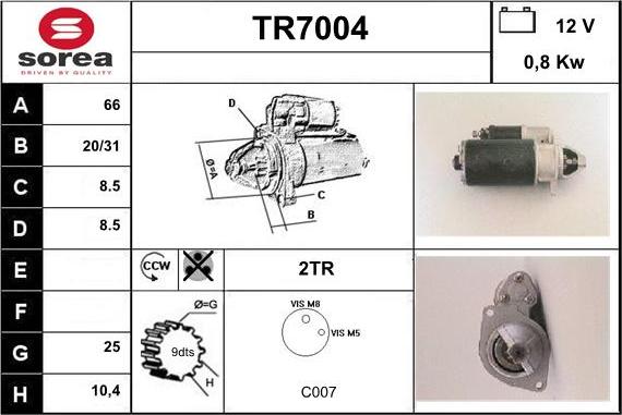 Sera TR7004 - Starter www.molydon.hr