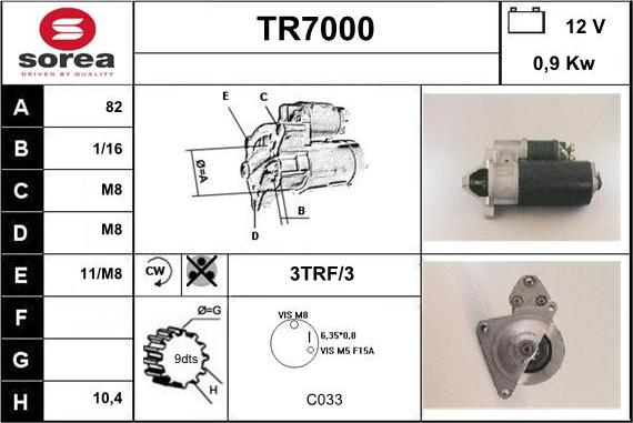 Sera TR7000 - Starter www.molydon.hr