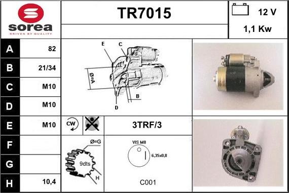 Sera TR7015 - Starter www.molydon.hr