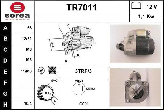 Sera TR7011 - Starter www.molydon.hr