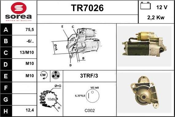 Sera TR7026 - Starter www.molydon.hr