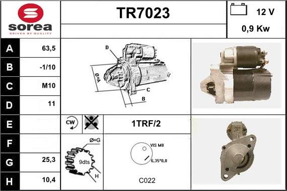 Sera TR7023 - Starter www.molydon.hr