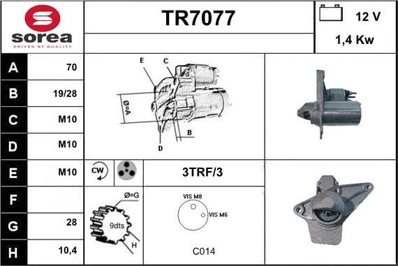 Sera TR7077 - Starter www.molydon.hr