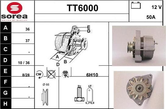 Sera TT6000 - Alternator www.molydon.hr