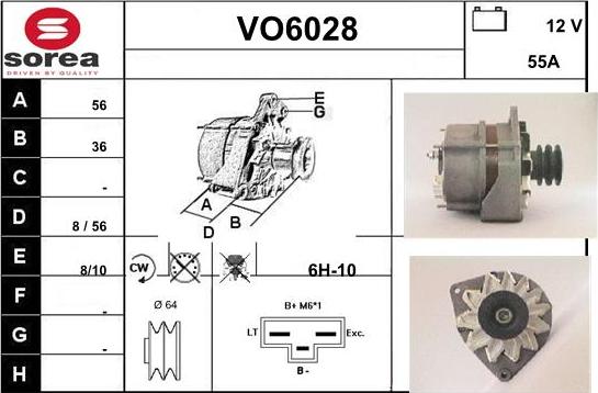 Sera VO6028 - Alternator www.molydon.hr