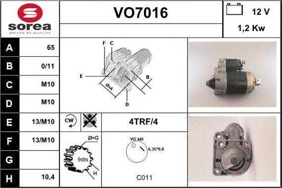 Sera VO7016 - Starter www.molydon.hr