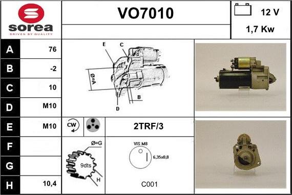 Sera VO7010 - Starter www.molydon.hr