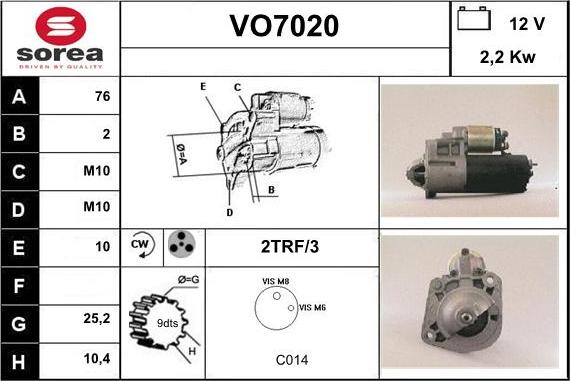 Sera VO7020 - Starter www.molydon.hr