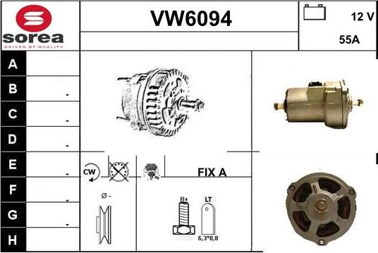 Sera VW6094 - Alternator www.molydon.hr