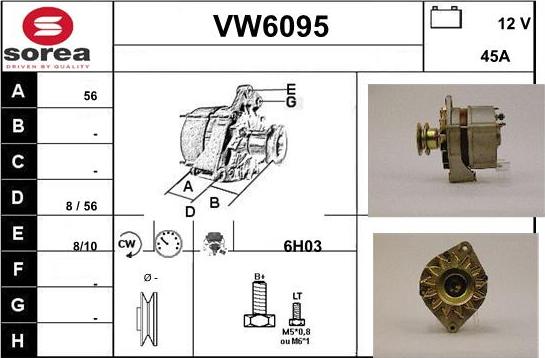 Sera VW6095 - Alternator www.molydon.hr