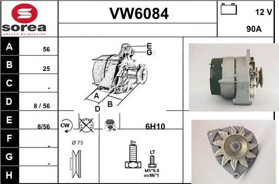 Sera VW6084 - Alternator www.molydon.hr