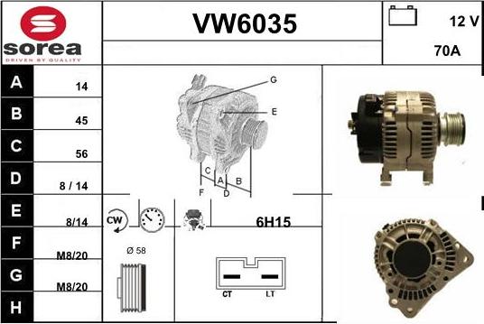 Sera VW6035 - Alternator www.molydon.hr