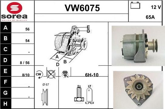 Sera VW6075 - Alternator www.molydon.hr