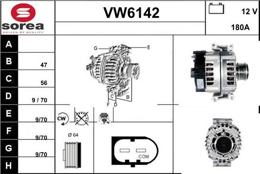 Sera VW6142 - Alternator www.molydon.hr