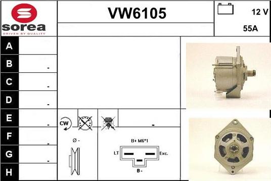 Sera VW6105 - Alternator www.molydon.hr