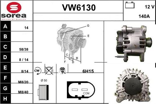 Sera VW6130 - Alternator www.molydon.hr