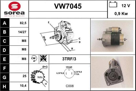 Sera VW7045 - Starter www.molydon.hr