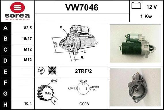 Sera VW7046 - Starter www.molydon.hr