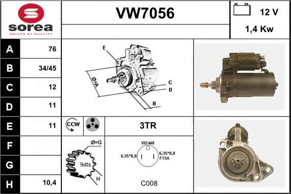 Sera VW7056 - Starter www.molydon.hr