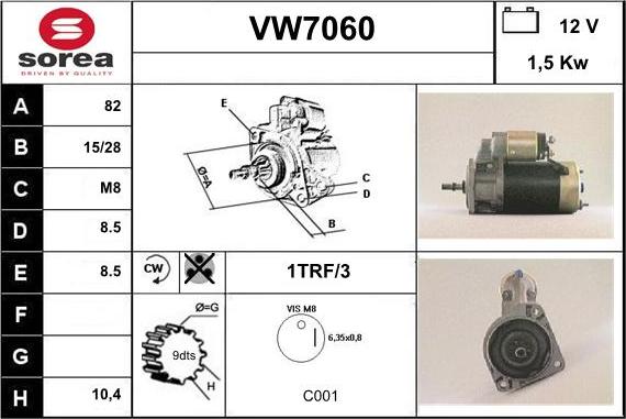 Sera VW7060 - Starter www.molydon.hr