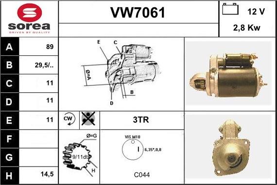 Sera VW7061 - Starter www.molydon.hr